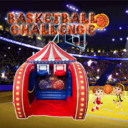 Basketball Challenge Carnival Game