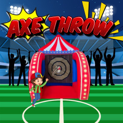 Axe Throw Carnival Game