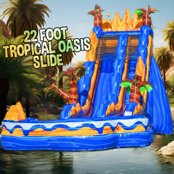 22' Tropical Oasis Slide