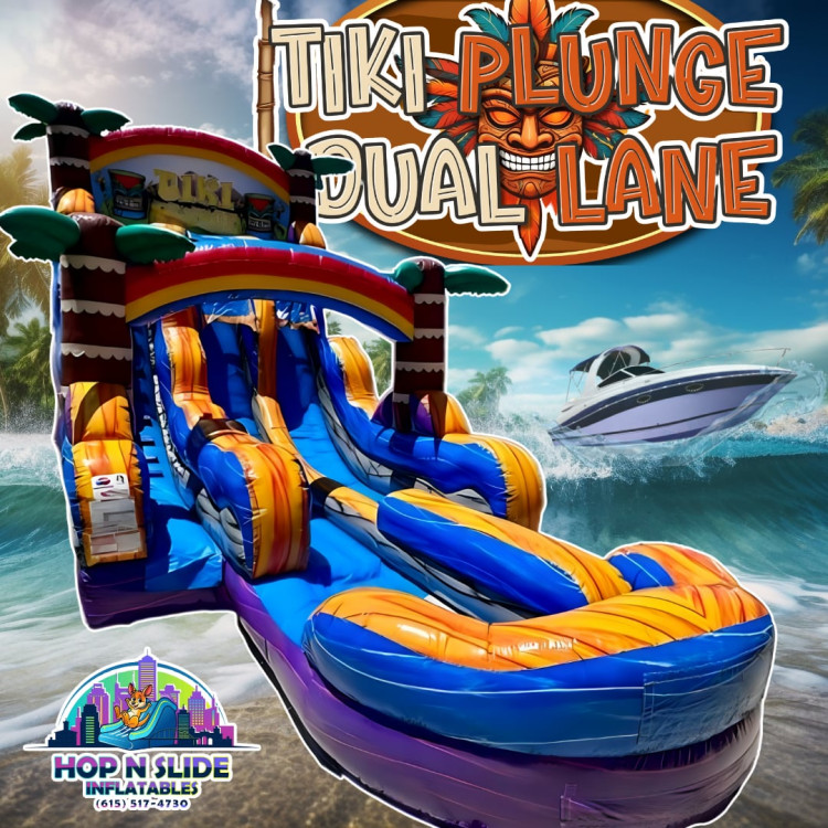 18' Tiki Plunge Dual Lane